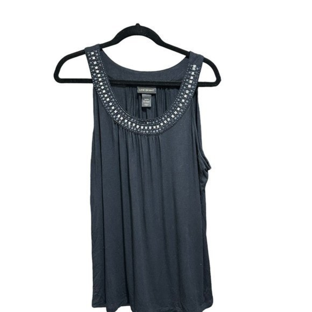 Lane Bryant Blouse Top Women 18/20 Sleeveless Work Office Party Casual‎ Glam